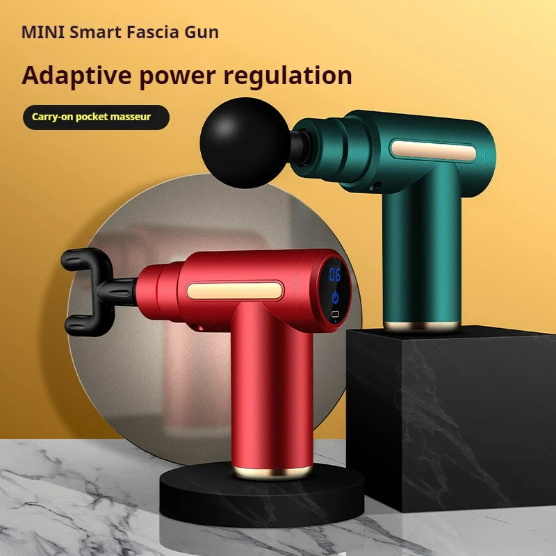 Portable Mini Handheld Massage Gun for Body & Head for Home Use Relaxing Muscle & Fascia Impact Relaxer