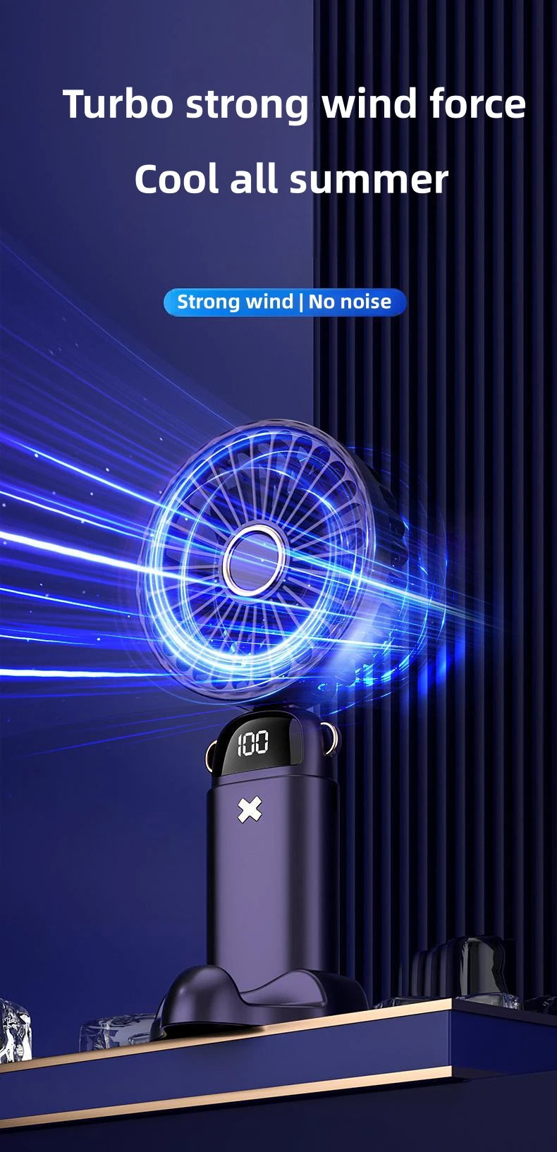 Hand Held Mini Portable Fan- Indoor and Outdoor use!