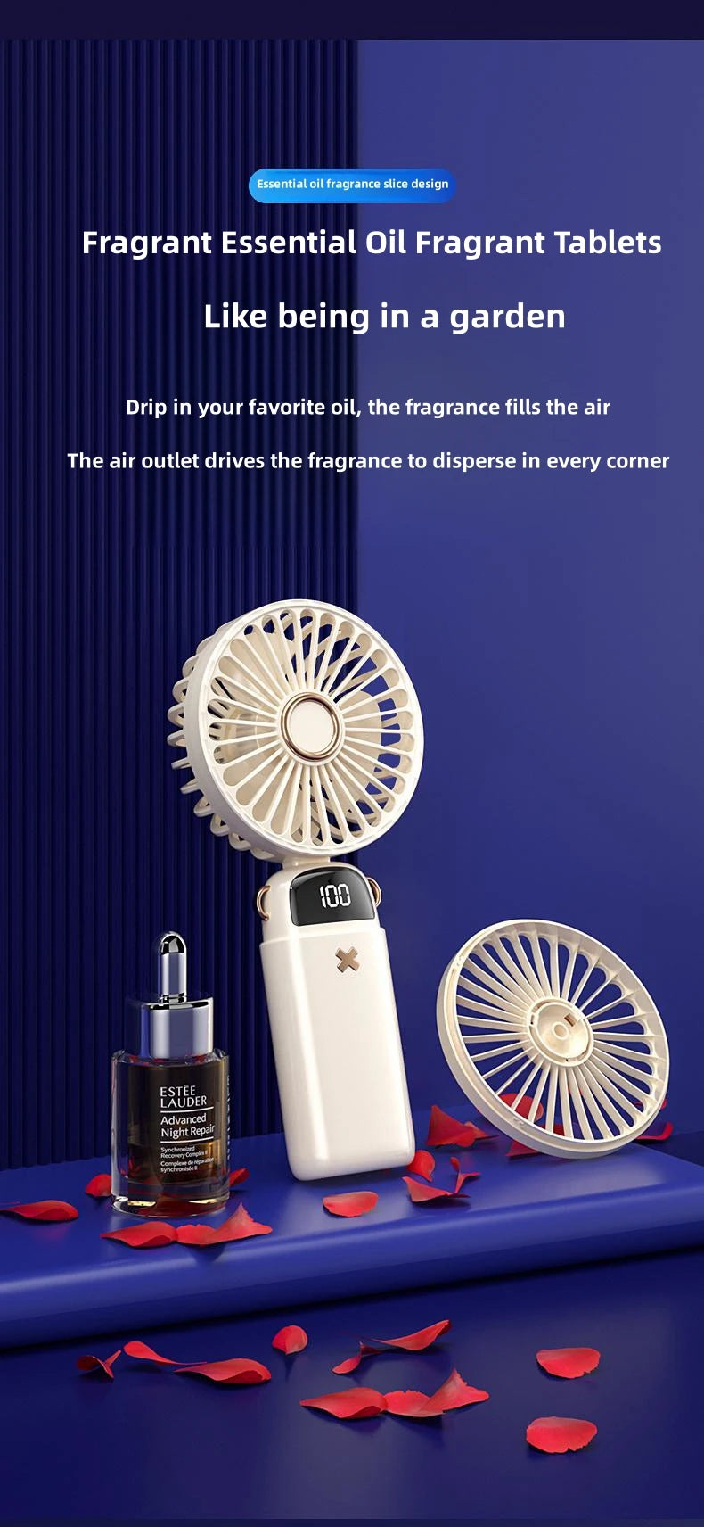 Hand Held Mini Portable Fan- Indoor and Outdoor use!