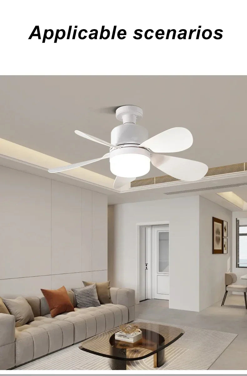 Ceiling Light Fan with Remote And Adjustable Speeds