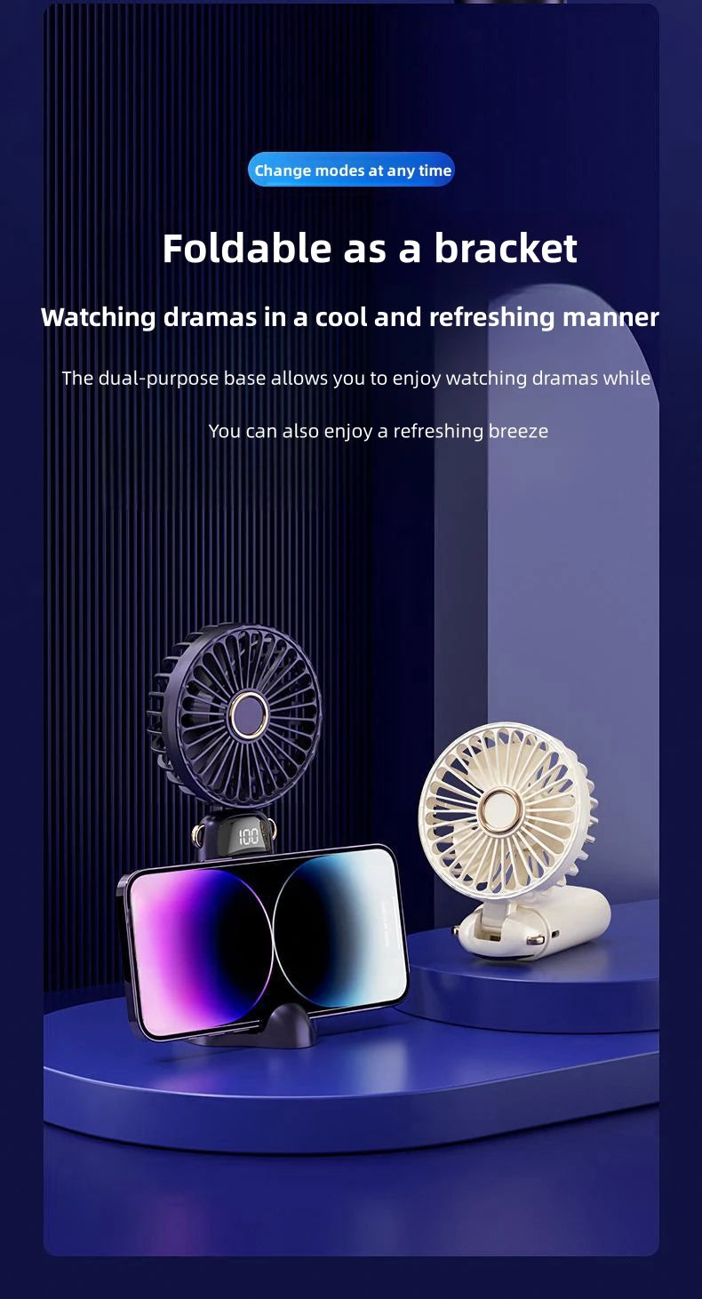 Hand Held Mini Portable Fan- Indoor and Outdoor use!