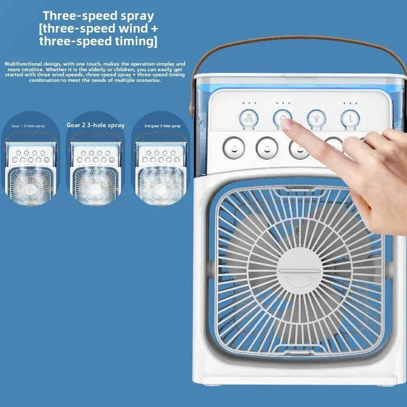 Multi-Function 3-in-1 Portable Air Cooler – Mini Fan, Humidifier