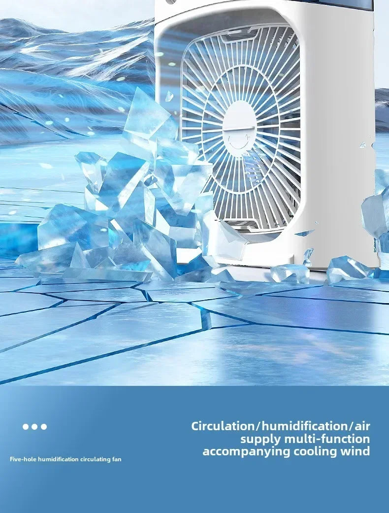 Multi-Function 3-in-1 Portable Air Cooler – Mini Fan, Humidifier