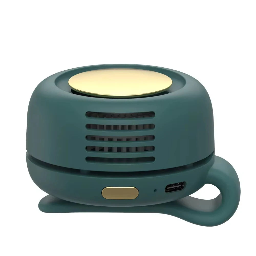 Portable Fan Mini Handheld Rechargeable Bladeless Electric Fan Clip Waist Fan