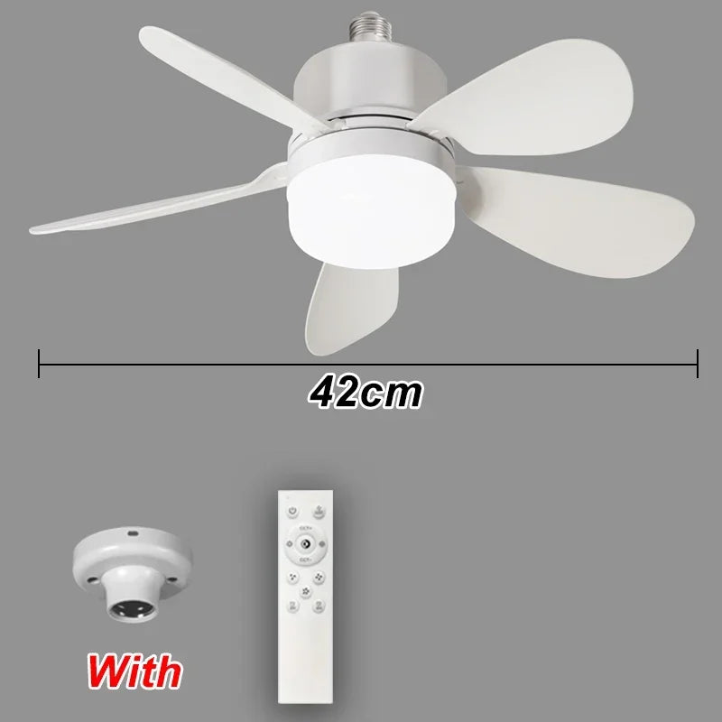 Ceiling Light Fan with Remote And Adjustable Speeds