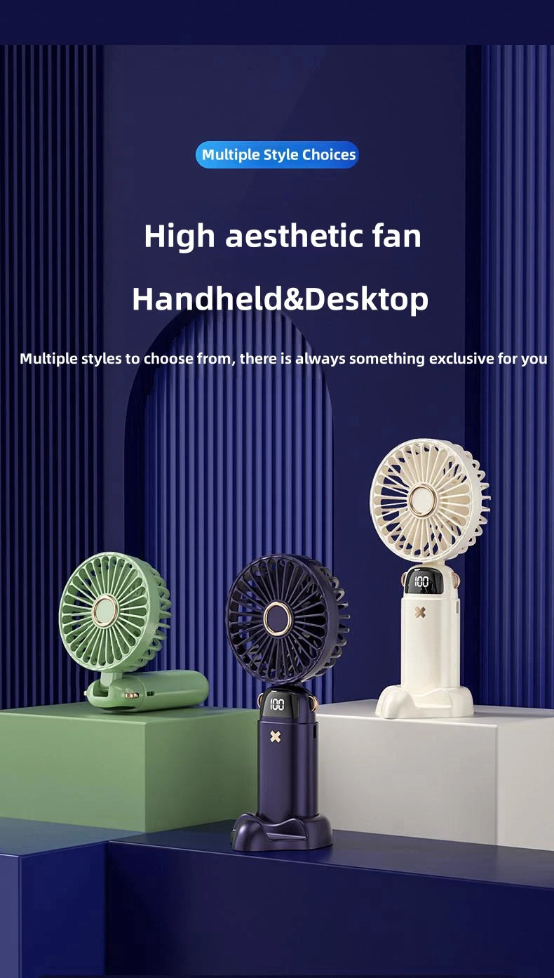 Hand Held Mini Portable Fan- Indoor and Outdoor use!