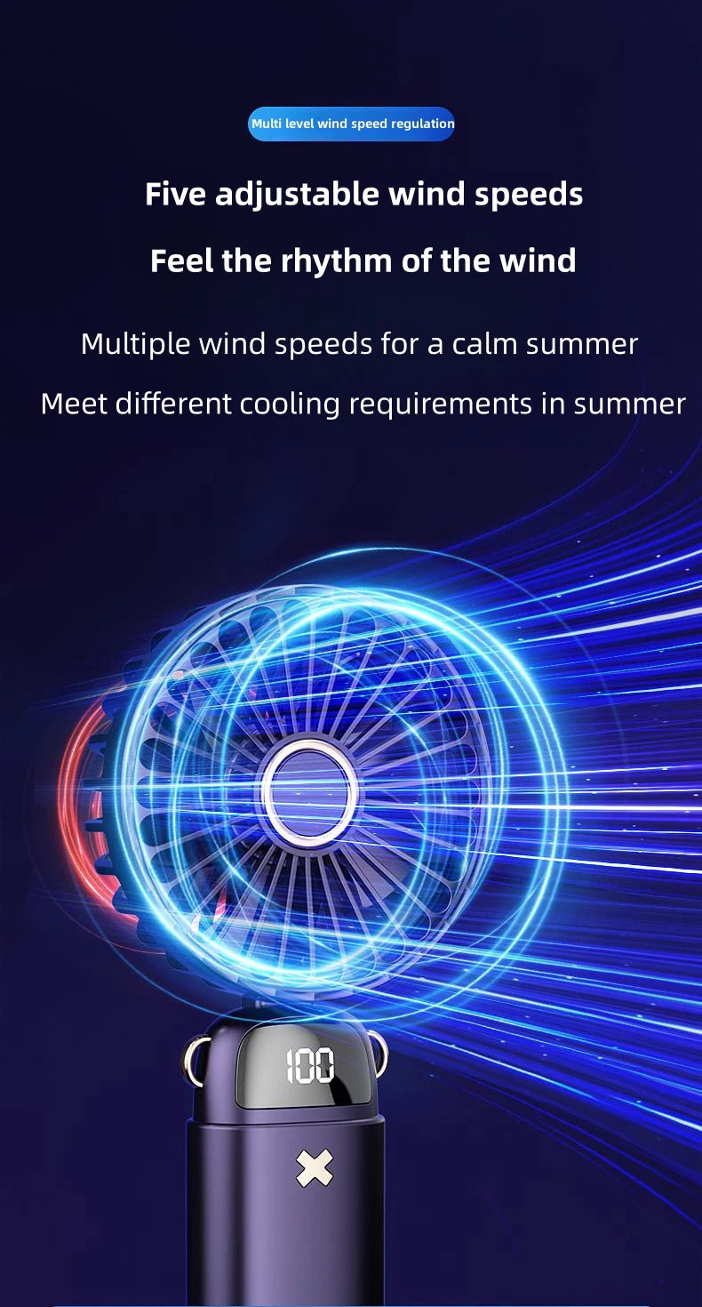 Hand Held Mini Portable Fan- Indoor and Outdoor use!