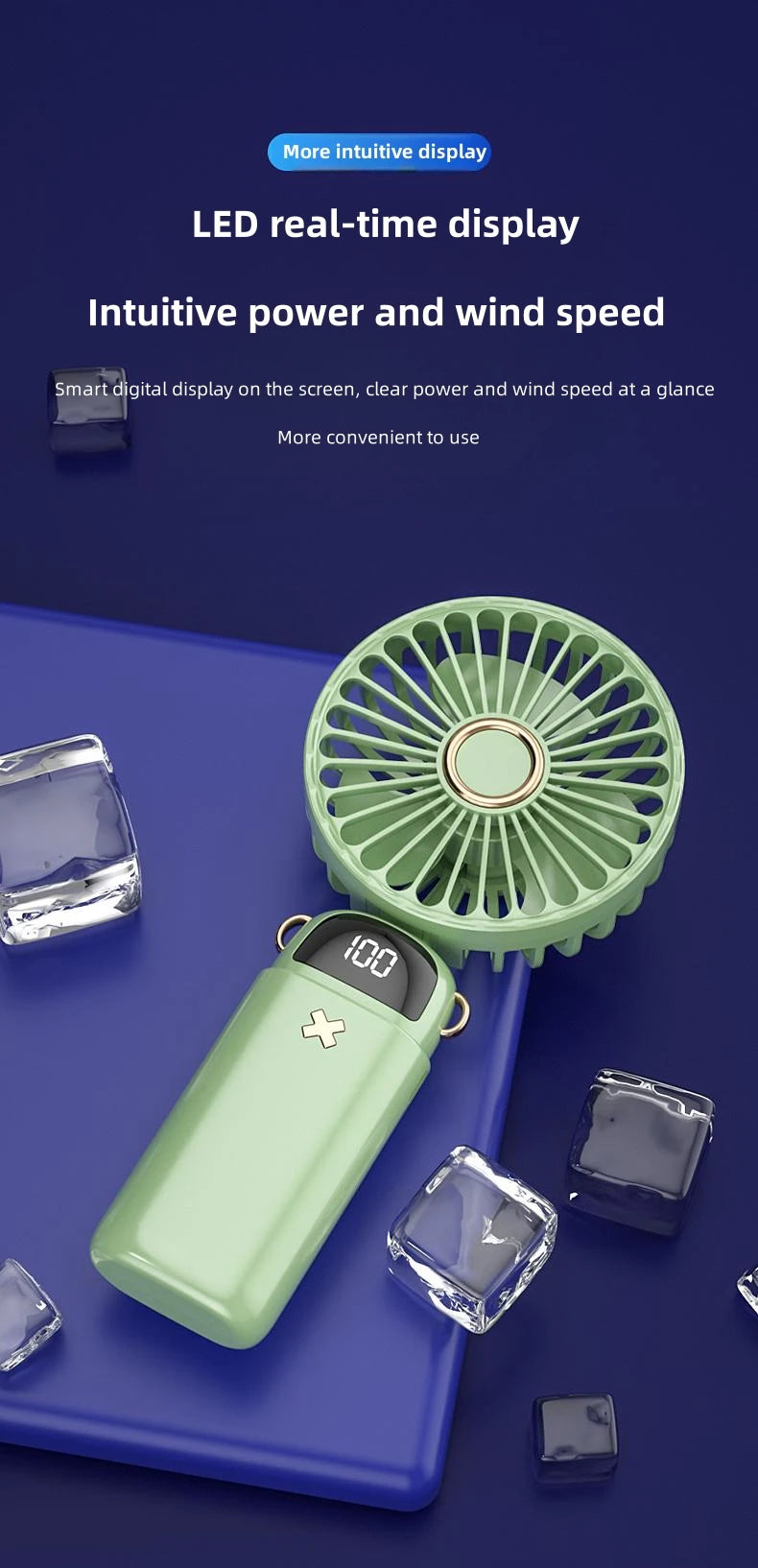 Hand Held Mini Portable Fan- Indoor and Outdoor use!