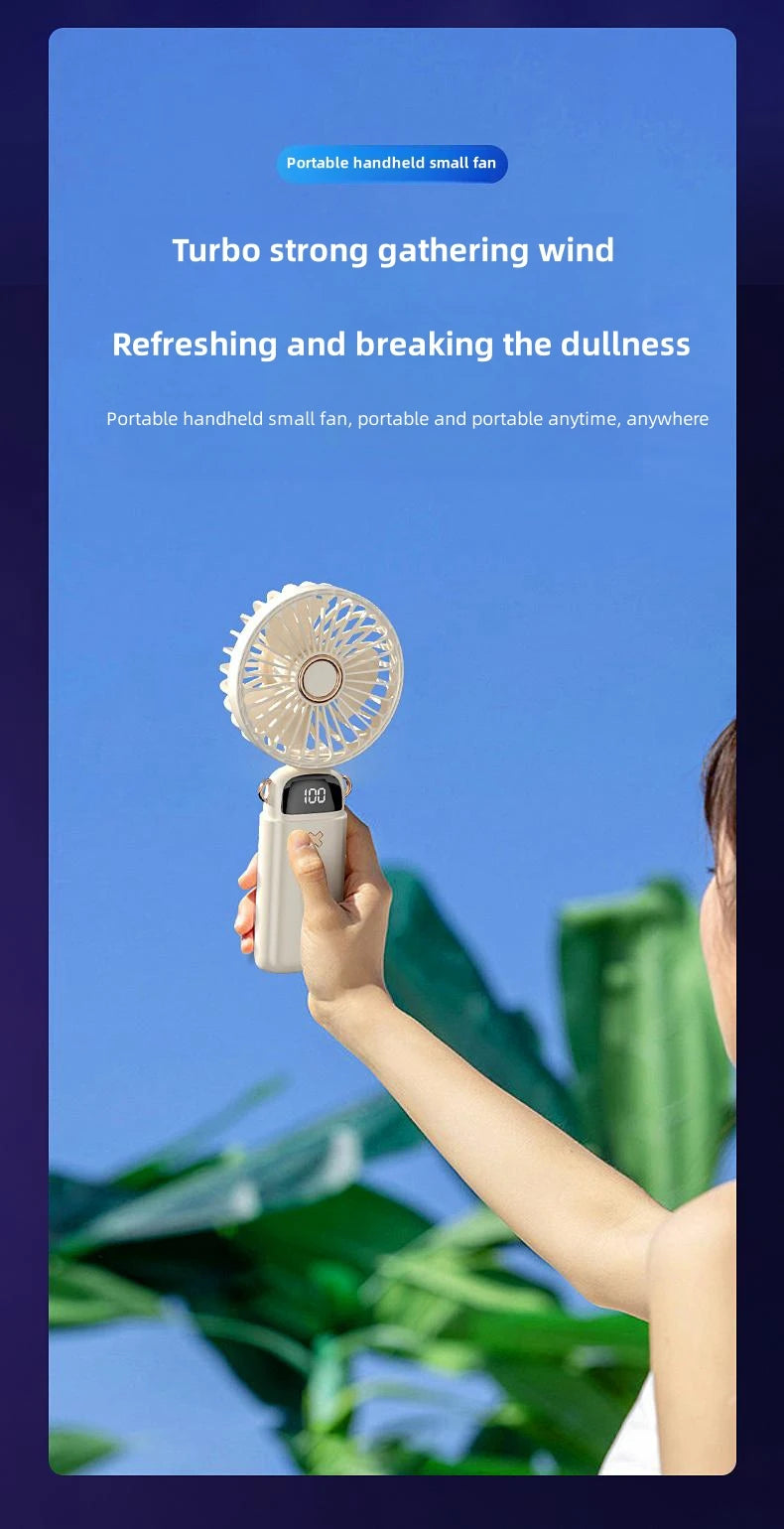Hand Held Mini Portable Fan- Indoor and Outdoor use!