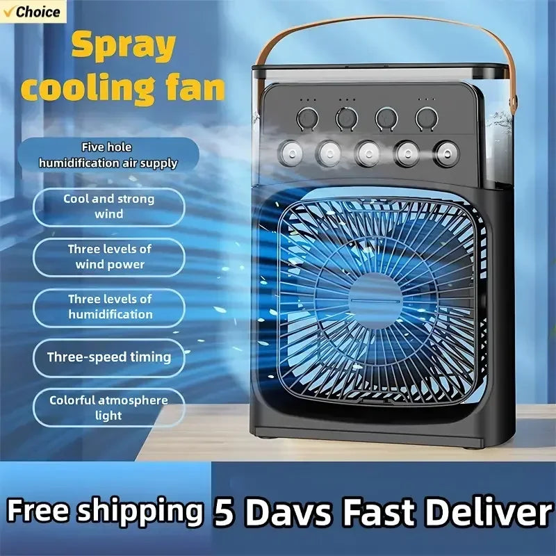 Multi-Function 3-in-1 Portable Air Cooler – Mini Fan, Humidifier