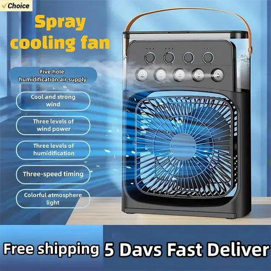 Multi-Function 3-in-1 Portable Air Cooler – Mini Fan, Humidifier